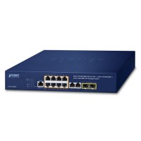 PLANET GS-4210-8P2C 8-Port 10/100/1000T 802.3at PoE + 2-Port 10/100/1000T+ 2-Port 100/1000X SFP Managed Switch